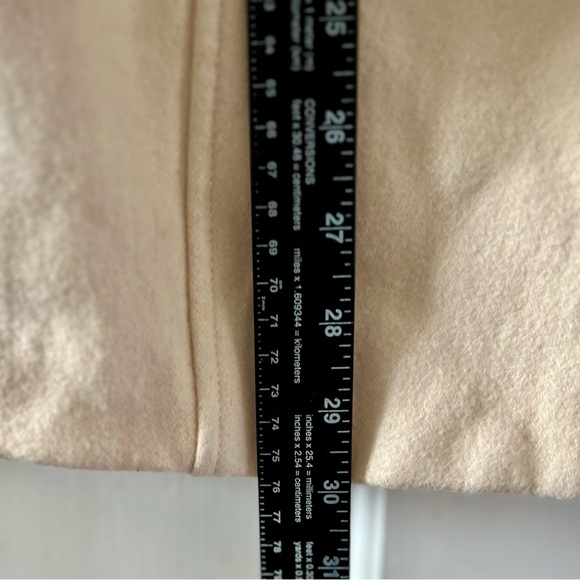 Anthropologie Tulle Wool Blend Cream Peacoat, Size XS - Picture 6 of 13